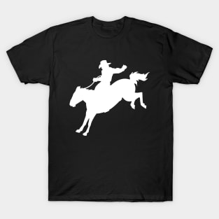 Rodeo Cowboy Silhouette T-Shirt